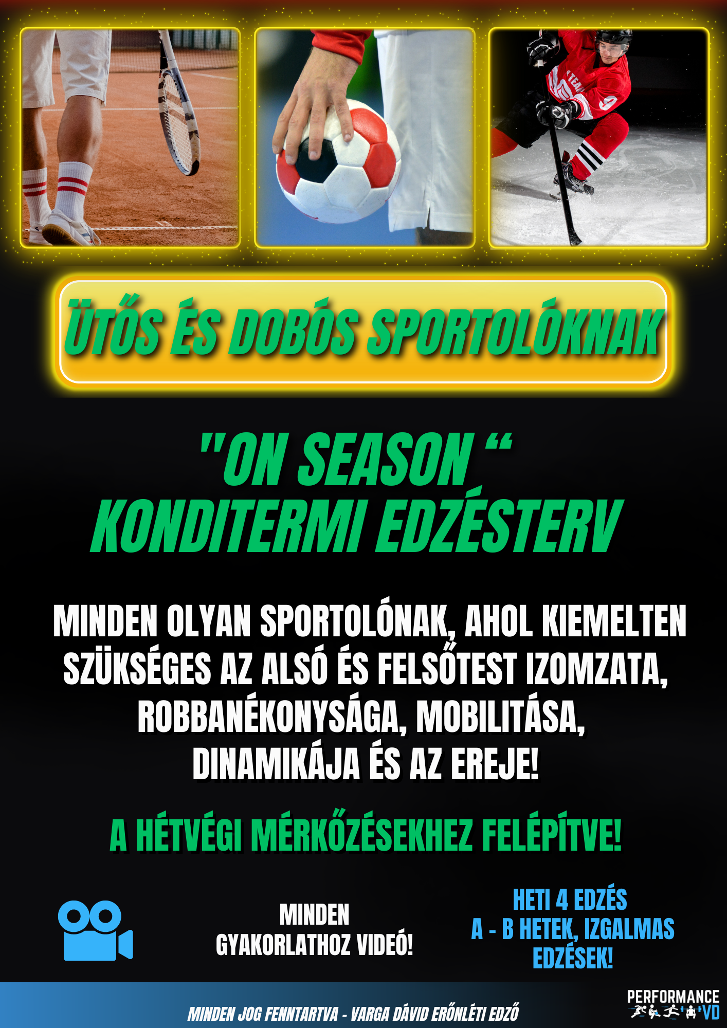 Ütős-Dobós sportolóknak - Szezonon kívüli